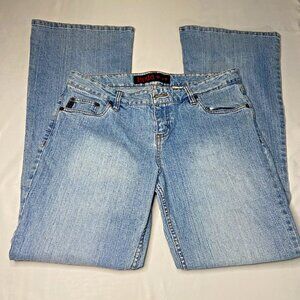 Vintage Mudd Bootcut Flare Jeans Womens 13 Juniors Denim Light Wash Low Rise Y2K